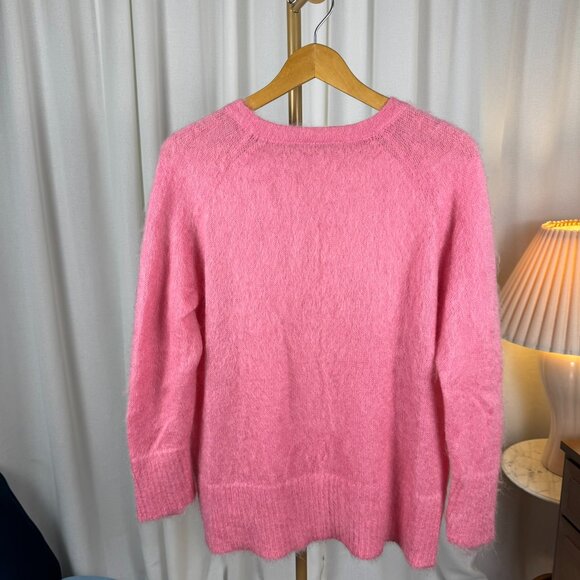 Luisa Cerano Pink Mohair Sweater sz 10/Medium - Picture 2 of 10